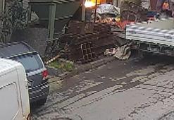 İki katlı demir döküm atölyesinde ard arda üç patlama! O anlar güvenlik kamerasına saniye saniye yansıdı