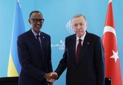 Cumhurbaşkanı Erdoğan, Ruanda Cumhurbaşkanı ile görüştü