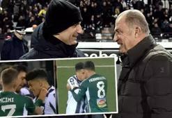 Fatih Terim izledi! Bakasetas çıldırdı, rakibinin boğazını sıkıp tokat attı