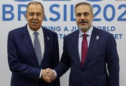 Dışişleri Bakanı Fidan, Brezilya’da Rus mevkidaşı Lavrov ile görüştü