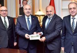 Açılışa davet ettiler: TSYD Heyeti Vali Köşger'i ziyaret etti