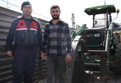 Çalınan traktör jandarmanın 700 kilometre takibi sonucu bulundu! "5 yıllık emeğim zayi olmadı"