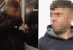 İstanbul metro hattında skandal görüntüler!
