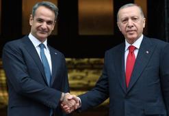 Cumhurbaşkanı Erdoğan, Yunanistan Başbakanı Miçotakis ile görüştü