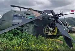 Çiğli 2. Ana Jet Üssü'nden havalanan askeri helikopter araziye zorunlu iniş yaptı
