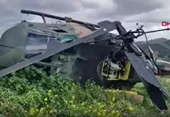 Çiğli 2. Ana Jet Üssü'nden havalanan askeri helikopter araziye zorunlu iniş yaptı
