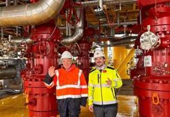 Karadeniz kıyısı-Podişor doğal gaz boru hattı projesindeki çalışmalar sürüyor