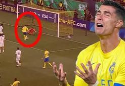 Bu kadarı da olmaz Ronaldo! Boş kaleye atamadı, izleyenler inanamadı