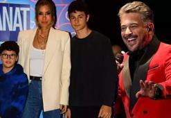 Emre Altuğ sahne adı! Çağla Şıkel ve çocukları en önden izledi