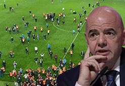 Trabzonspor-Fenerbahçe maçı sonrası FIFA Başkanı Infantino'dan açıklama: Şoke edici, kesinlikle kabul edilemez