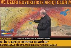 Deprem Uzmanı Şükrü Ersoy İstanbul depremi için uyardı! Yeni fay hattı tespit edildi