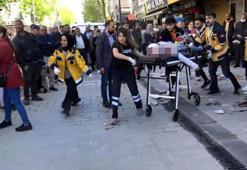 Ölüme neden olan binanın yıkımında korku dolu anlar! Son anda pencereye çıkıp el salladı