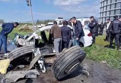 Hatay’da karşı şeride geçen TIR’a otomobil çarptı; 6 ölü, 1 yaralı