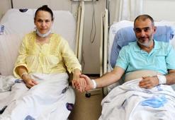 İki çocuğunun annesi eşinin kötü gününde de yanında oldu!