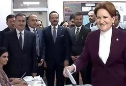 Meral Akşener Ankara'da oy kullandı