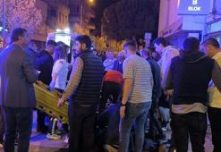 Seçim kutlamaları sırasında parti binasının balkonu çöktü