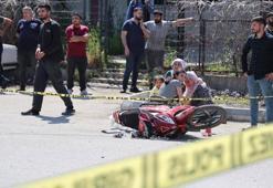 Ölen motosiklet sürücüsünün başında gözyaşı döktüler
