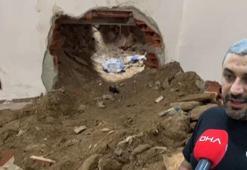 Döviz bürosunun kasasına duvarları dele dele ulaştılar!