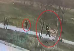 Oğlu için kendini feda etti ölümden döndü! O anlar kameralara yansıdı