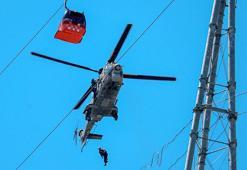 Antalya'da teleferikte mahsur kalanların kurtarılma anları ortaya çıktı
