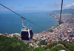 Antalya'daki faica sonrası da Ordu'da teleferiğe yoğun ilgi