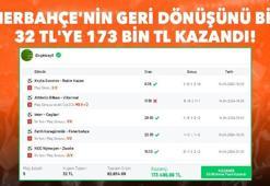 Fenerbahçe’nin geri dönüşünü bildi, 32 TL’ye 173 bin TL kazandı!