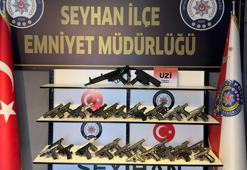 Adana'da asayiş uygulamasında 34 ruhsatsız tabanca ele geçirildi