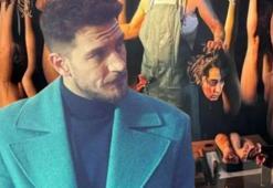 Uraz Kaygılaroğlu'na tepkiler dinmiyor! Sevgilisinin sergisinde verdiği pozlar yorum yağmuruna tutuldu