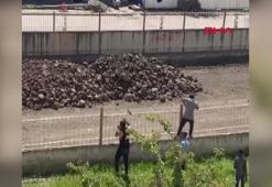 Hızlı tren hattı'ndan demir korkulukları çaldılar! O anlar saniye saniye kaydedildi