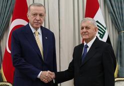 Cumhurbaşkanı Erdoğan'dan Irak ziyareti! İki lider bir araya geldi