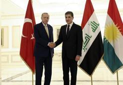 Cumhurbaşkanı Erdoğan, Neçirvan Barzani ve Mesut Barzani’yle görüştü