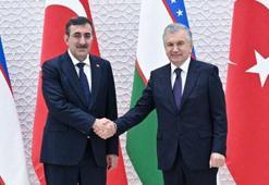 CB Yardımcısı Cevdet Yılmaz, Özbekistan Cumhurbaşkanı Mirziyoyev ile görüştü!
