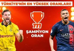 Dortmund - PSG maçı Tek Maç ve Canlı Bahis seçenekleriyle Misli’de