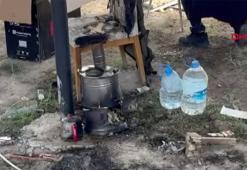Çay demlemek için semavere tiner döktü, başına gelmeyen kalmadı!
