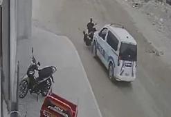 'Dur' ihtarına uymadı, polis çarparak durdurdu! Gözaltına alındı