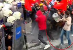 Saraçhane olayında yeni gelişme! Polise damacanayla saldıran kadına gözaltı