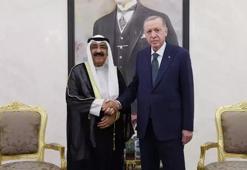 Cumhurbaşkanı Erdoğan, Kuveyt Emiri'ni karşıladı