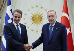 Cumhurbaşkanı Erdoğan - Miçotakis görüşmesi sona erdi