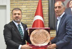 Güneydoğulu ihracatçılardan Şırnak Valisi Atay'ı makamında ziyaret etti