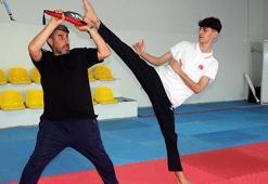 Tekvandoda Avrupa şampiyonu olan sporcunun hayali ailesine ev alabilmek