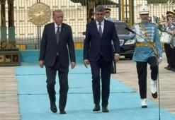 Erdoğan, Romanya Başbakanı'nı törenle karşıladı