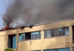 İstanbul'da sanayi sitesinde korkutan yangın!