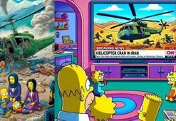 Simpsonlar helikopter kazasını bildi mi? Görenlerin tüyleri diken diken oldu