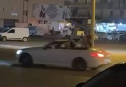 Kiralık araçla dirift yaptı! Cezalar yağmur gibi yağdı
