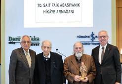 70. Sait Faik Abasıyanık Hikaye Armağanı, Barlas Özarıkça'ya verildi