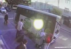 Küçükçekmece'de binanın çökme anı kamerada