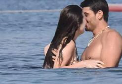 Yasmin Erbil ve Survivor Poyraz'ın denizin ortasında romantik anları