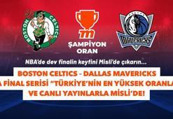 NBA’de dev finalin keyfini Misli’de çıkarın… Boston Celtics – Dallas Mavericks NBA final serisi “Türkiye’nin En Yüksek Oranları” ve canlı yayınlarla Misli’de!