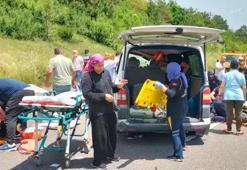 TEM'de minibüs takla attı! Ölü ve yaralılar var