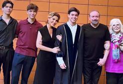 Eski eşler bir araya geldi! Duygu dolu anlar yaşandı: Oğlum müthiş bir ortalamayla mezun oldu